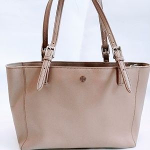 Sold-Tory Burch Small York Buckle tote - Grey